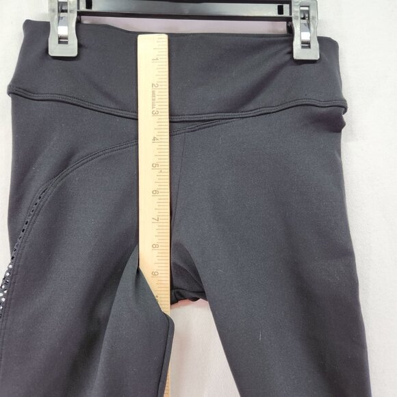 Bombshell Sportswear Side Cut-Out Mesh Leggings Size Medium Black - Picture 6 of 13